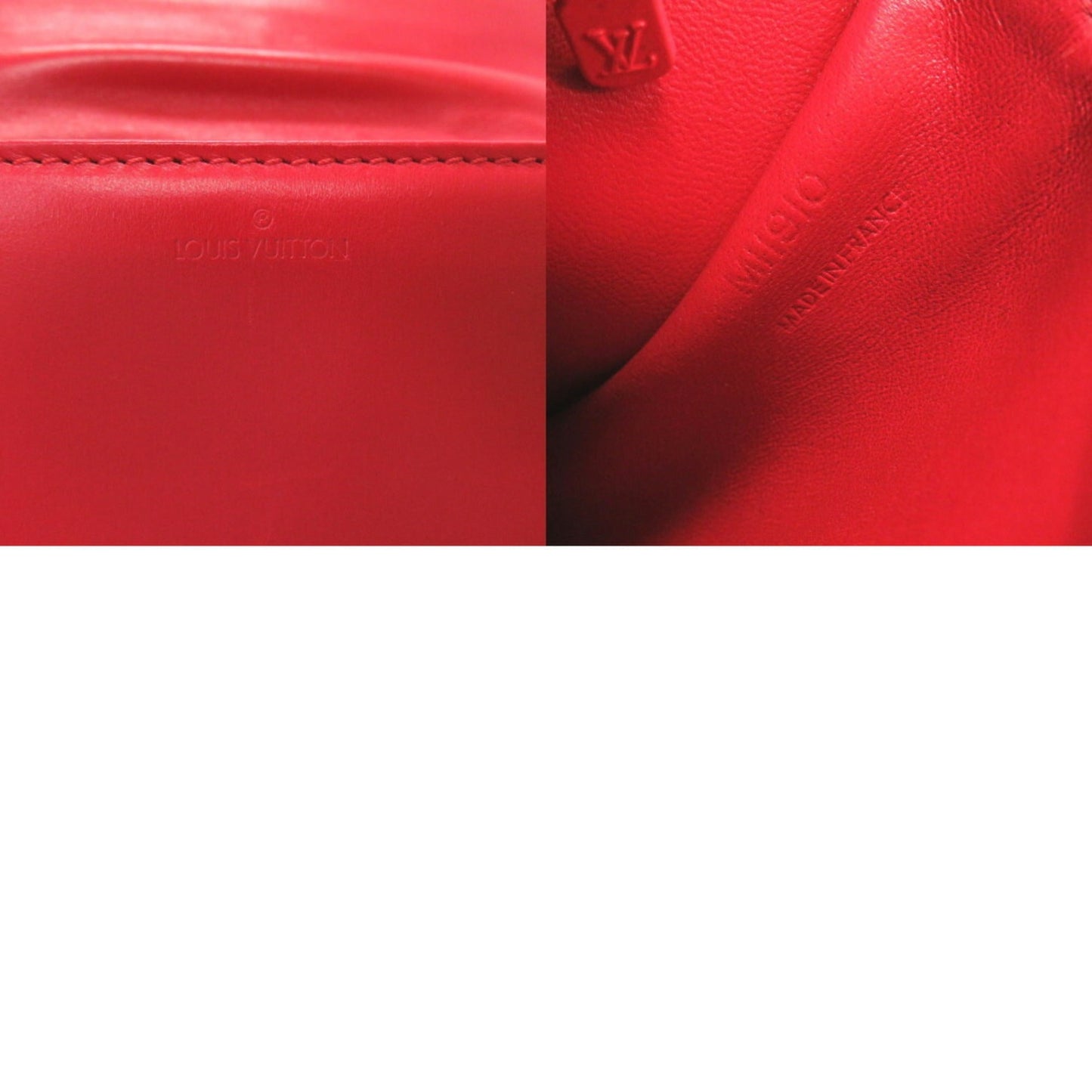 Louis Vuitton Opera Delphi Leather Red M63937 Shoulder Bag LV 0156 LOUIS VUITTON