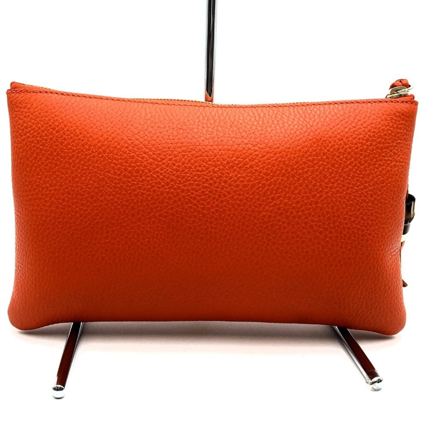 Gucci Orange Leather Pouch