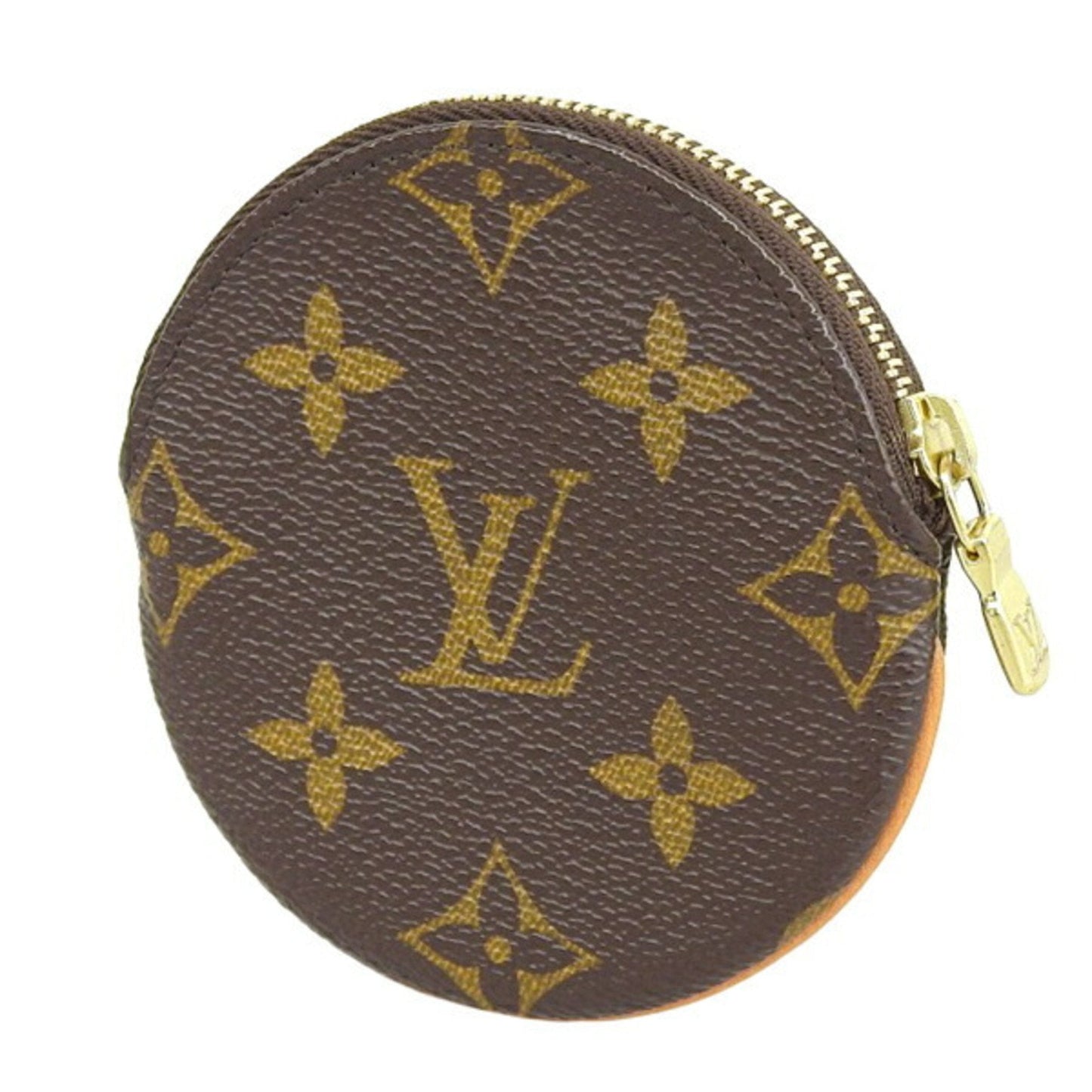 LOUIS VUITTON Monogram Portomone Long Coin Case M61926 Brown Women's