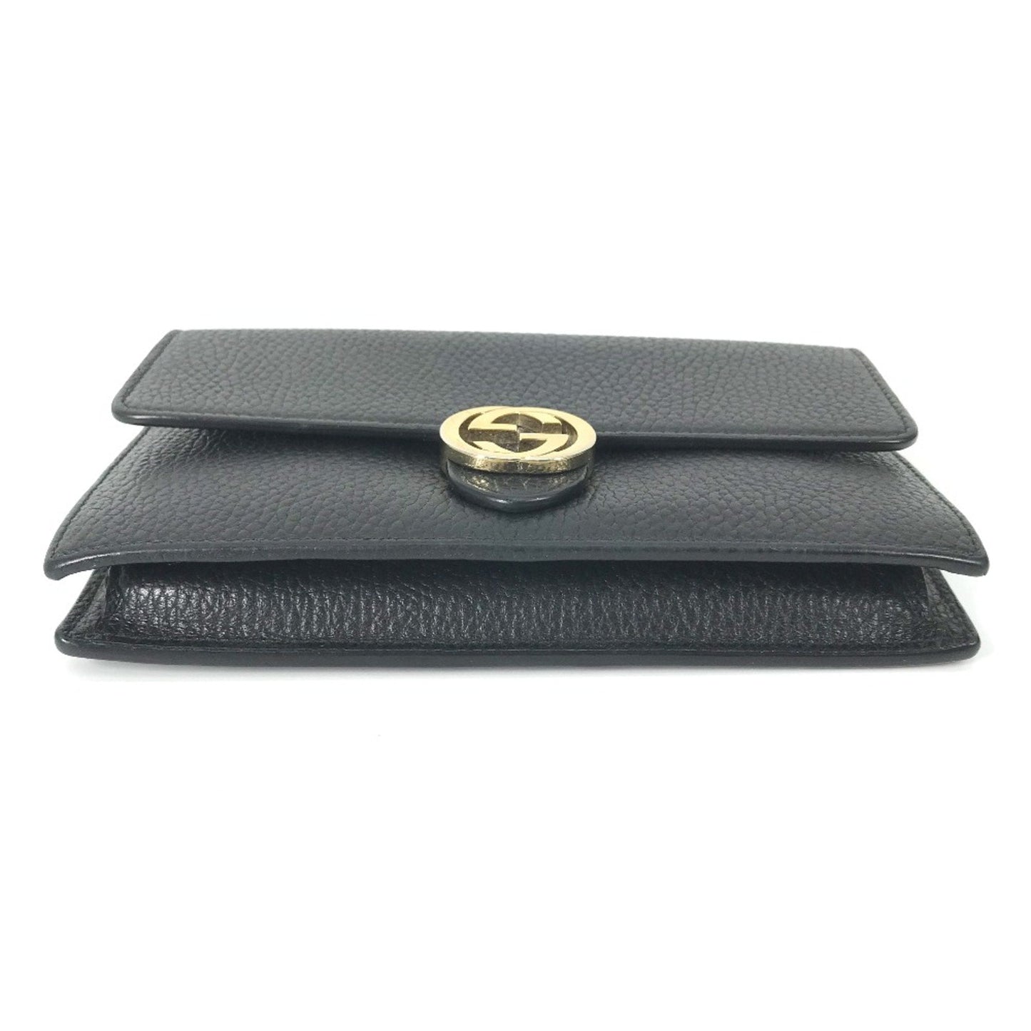 Gucci Black Leather Shoulder Bag