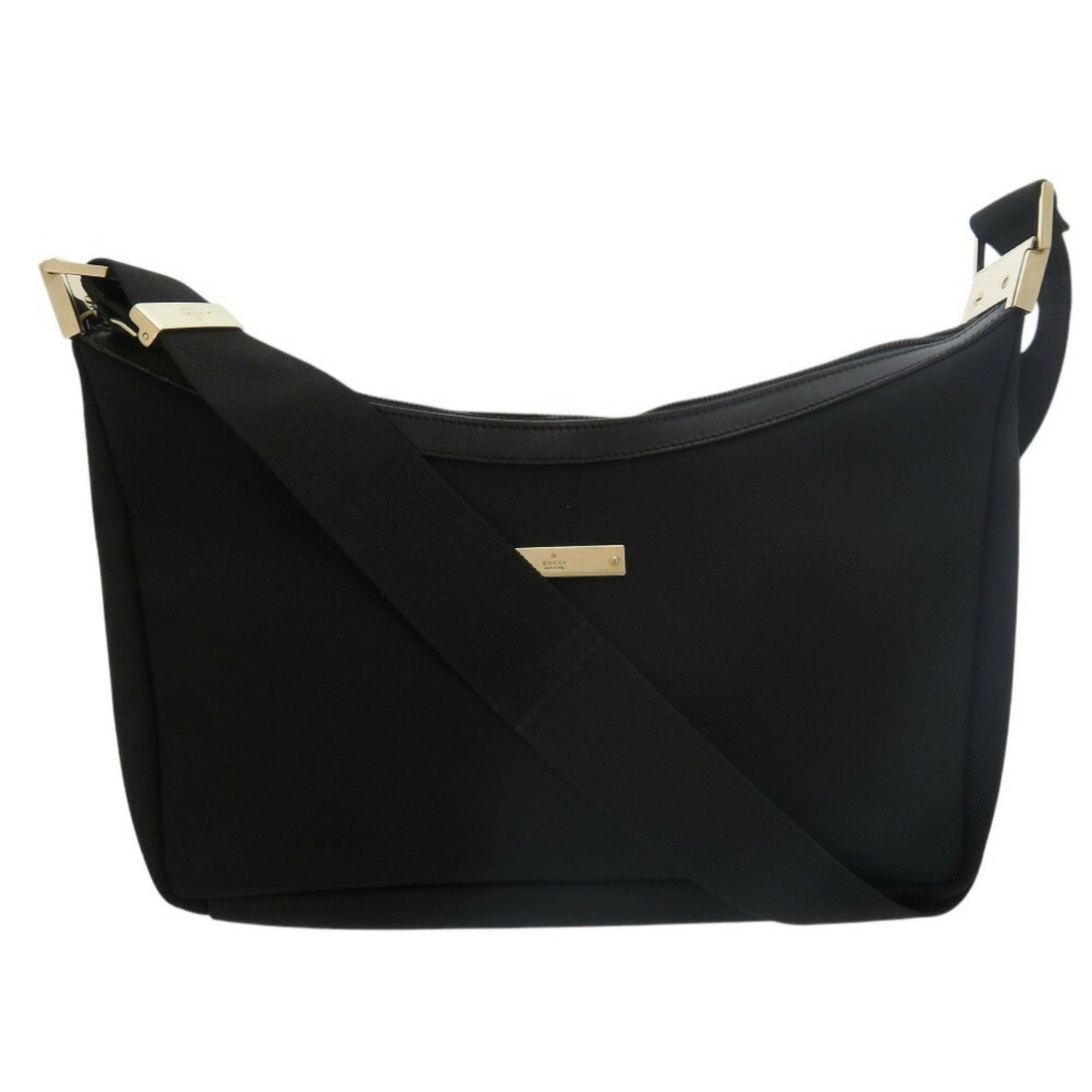 Gucci Black Canvas Shoulder Bag