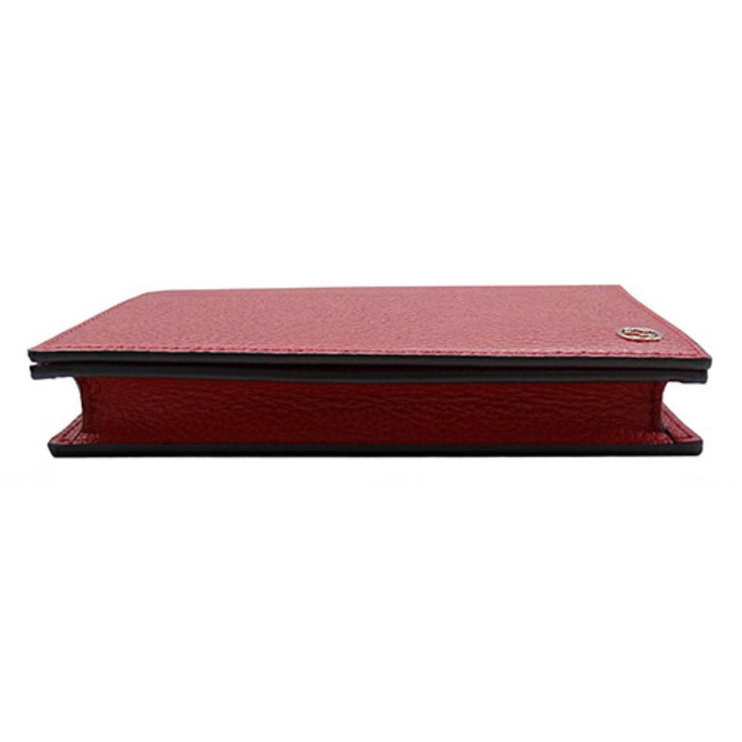 Gucci Red Color Leather Chain/Shoulder Wallet