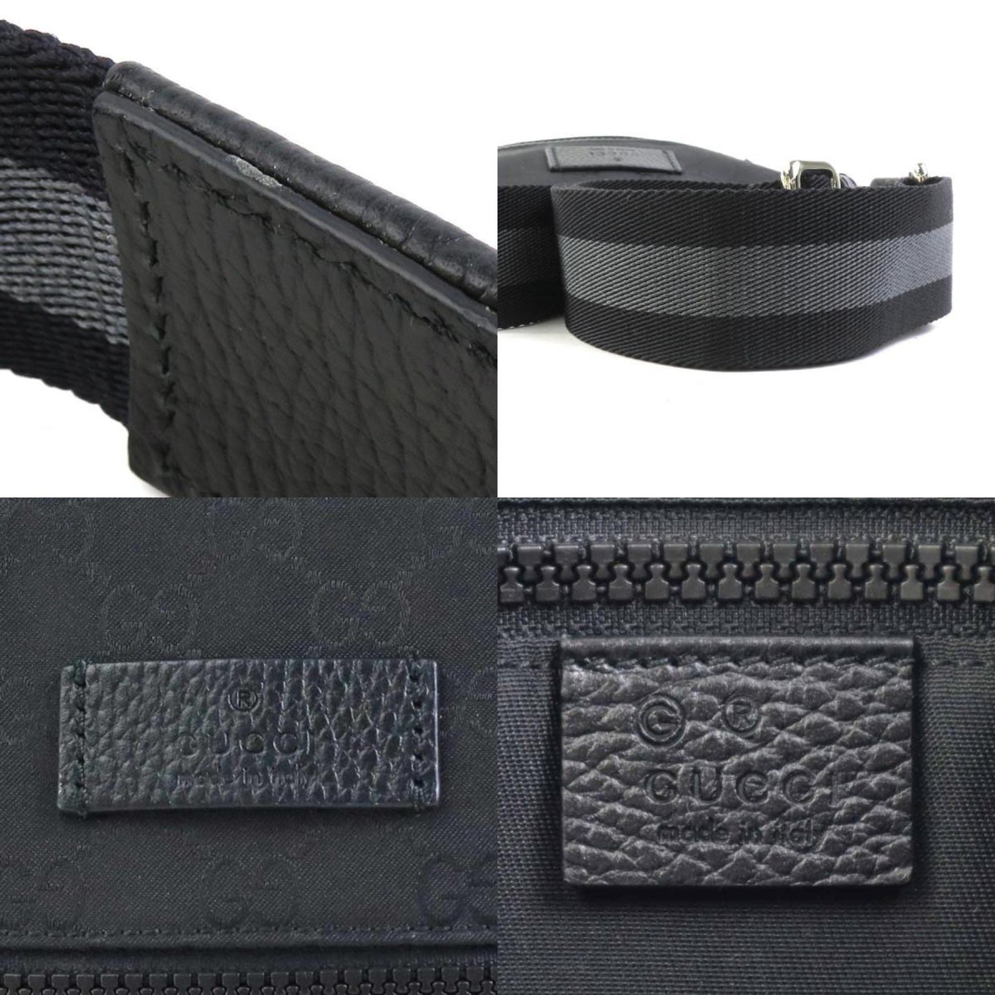 Gucci Black Nylon Shoulder Bag
