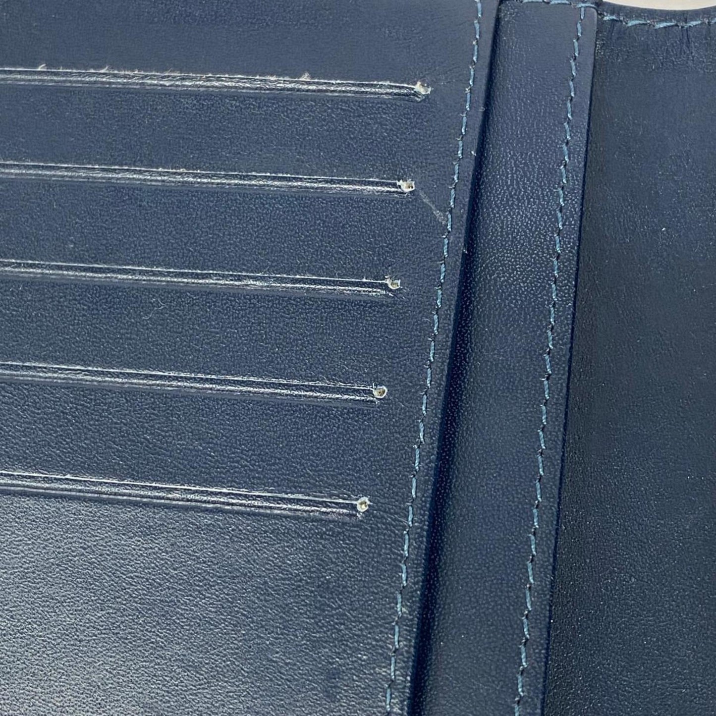 chanel wallet caviar skin blue ladies