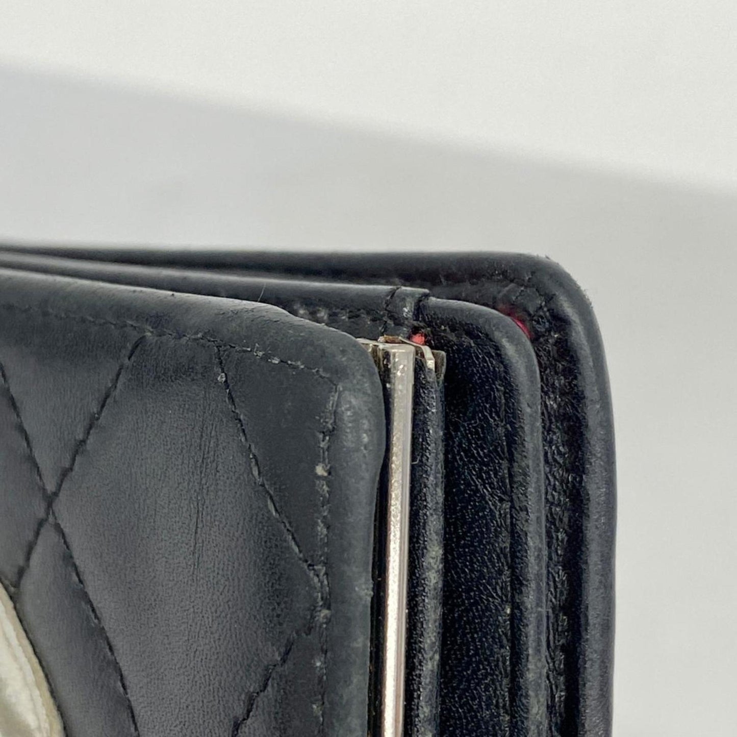 Chanel Wallet Cambon Lambskin Black Women's