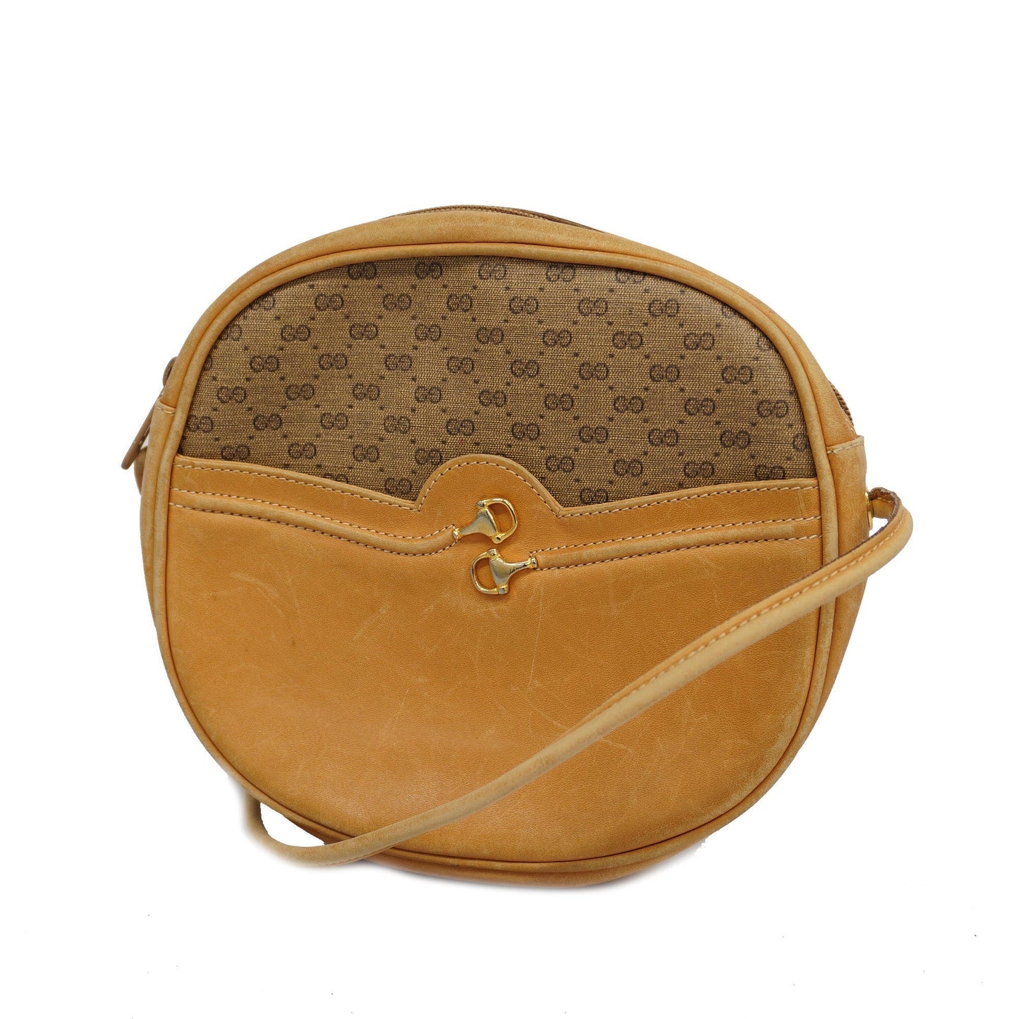 GUCCI  Micro GG Micro GG 004 106 0024 Women's Leather Shoulder Bag Beige