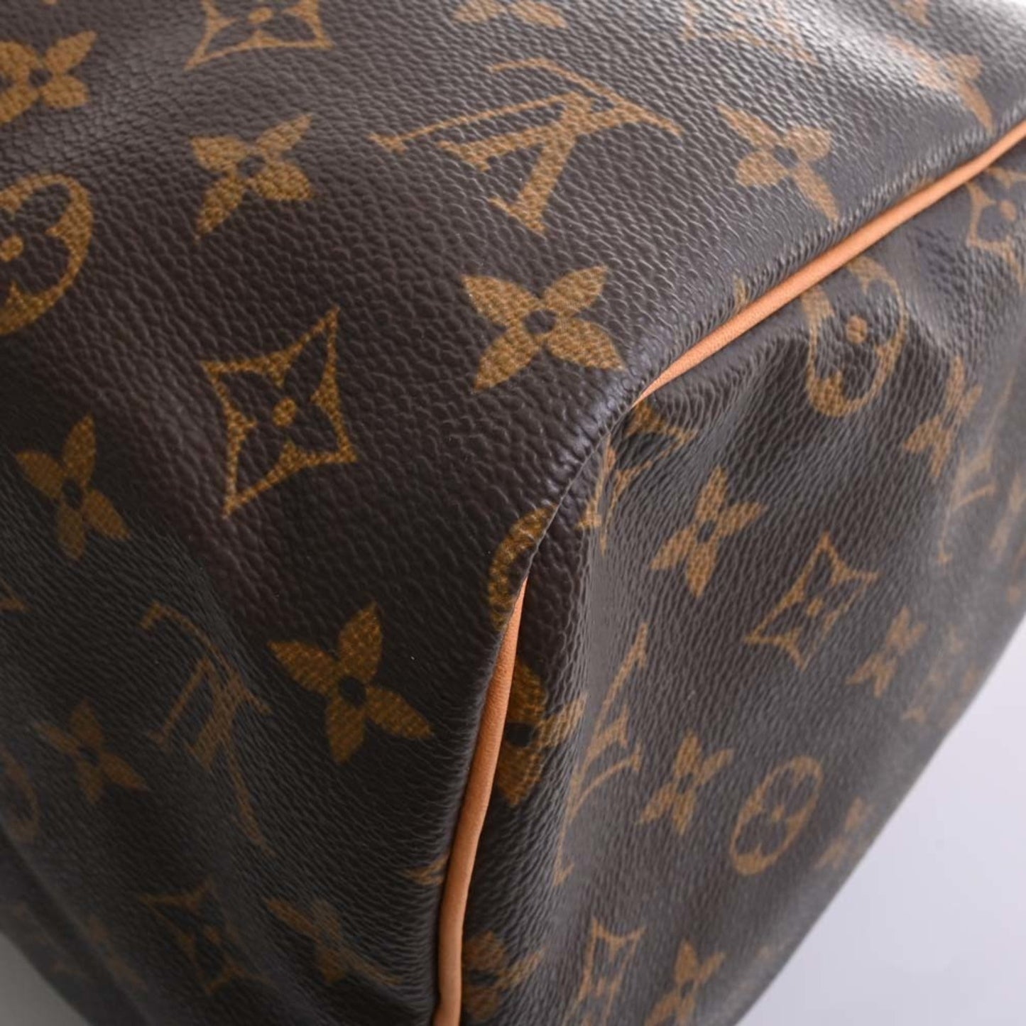 LOUIS VUITTON Monogram Speedy 30 Handbag Boston Bag M41526 Brown Women's
