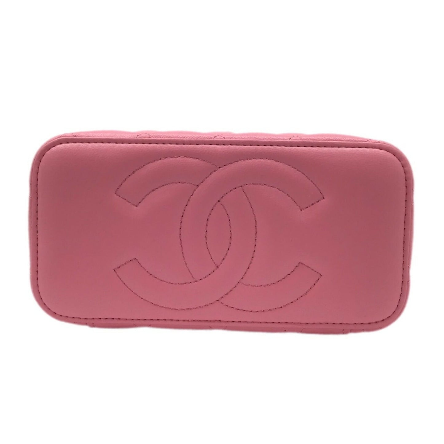 CHANEL Vanity Chain Bag AP2199 Lambskin Pink G Hardware Shoulder Women Men