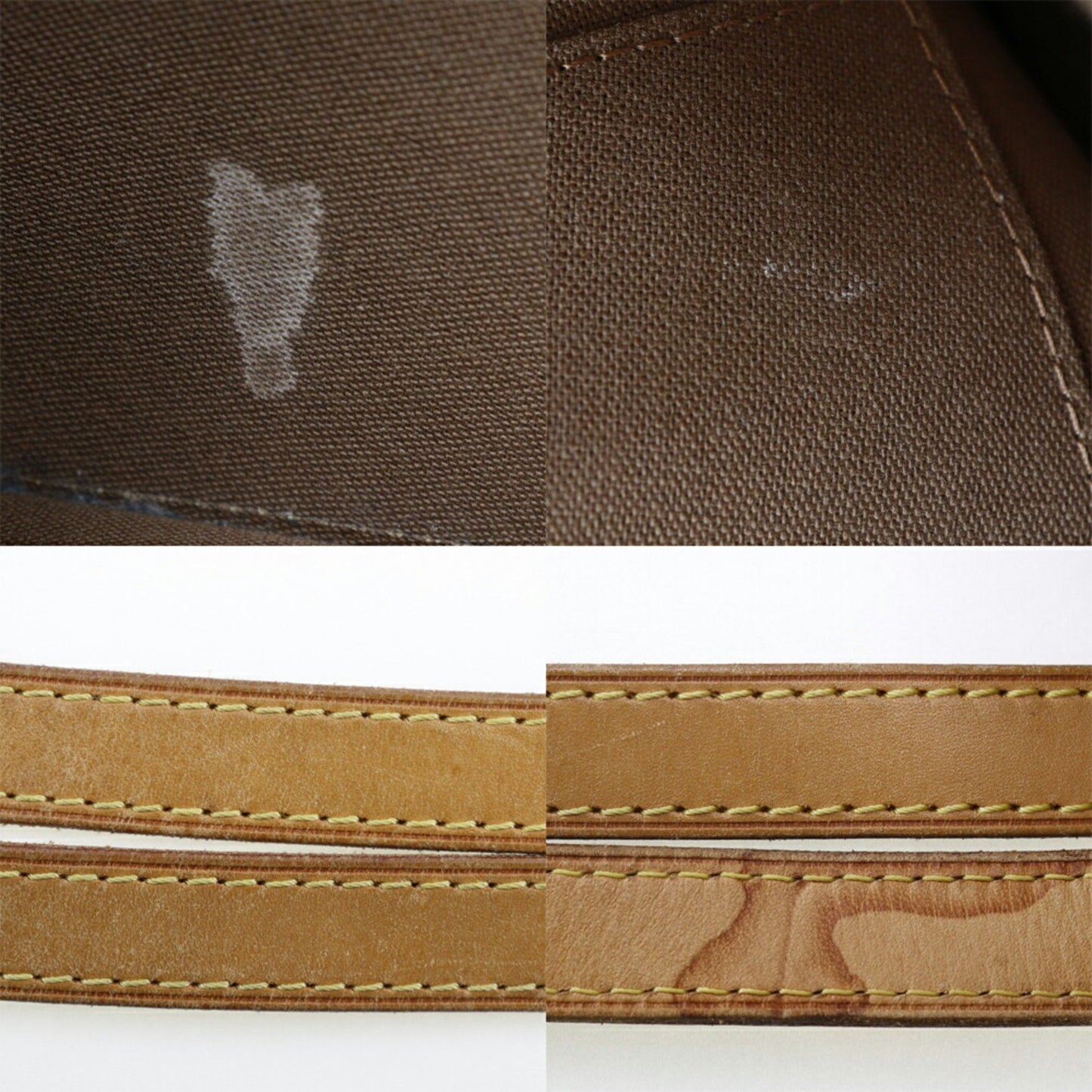 LOUIS VUITTON Totally MM Tote Bag M56689 Monogram Canvas Brown FL1192 Women's