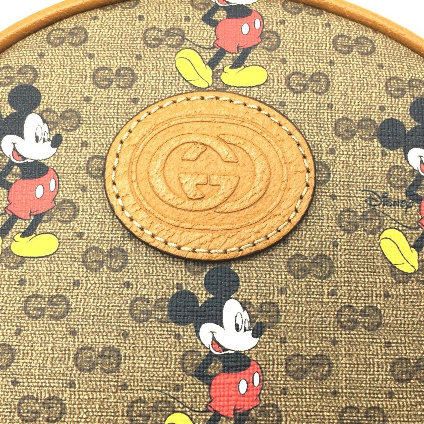 Gucci Light Brown Gg Supreme Leather Backpack