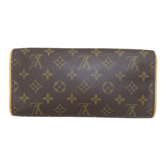 LOUIS VUITTON Pochette Twin GM Shoulder Bag Brown Monogram PVC coated canvas M51852