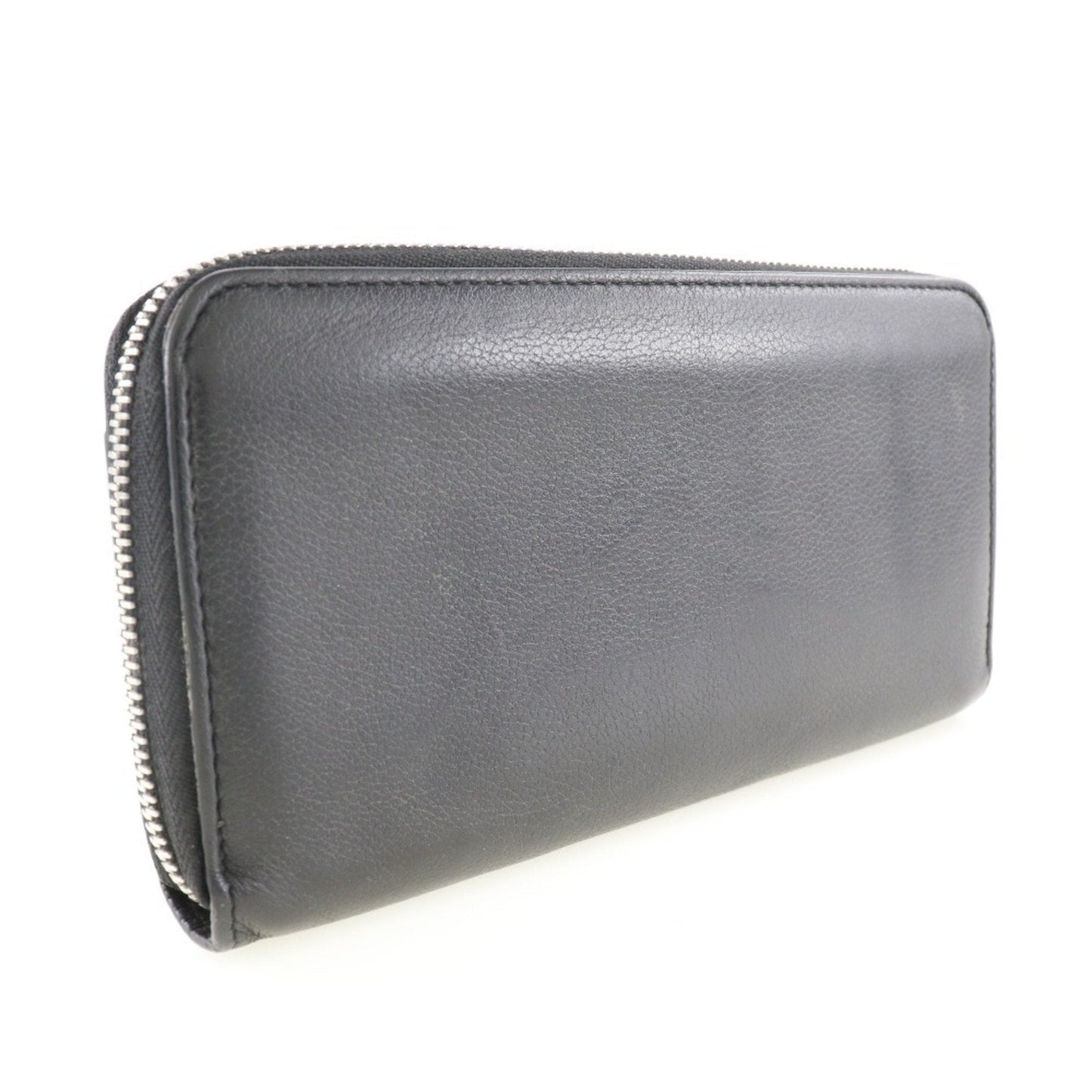 LOUIS VUITTON Portefeuille Lock Me Long Wallet Zippy Leather Black UB3168 Ladies