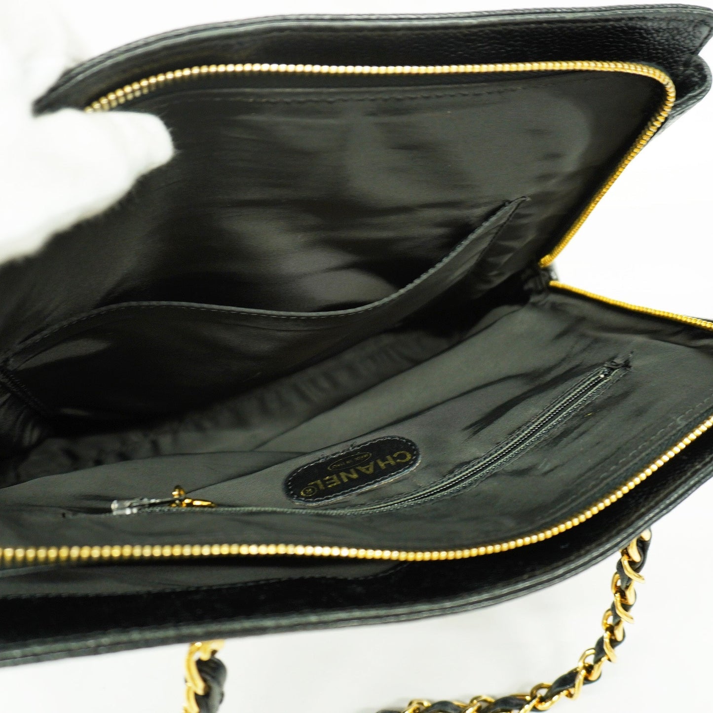 ChanelAuth  Reprint Tote Women's Caviar Leather Bag Black