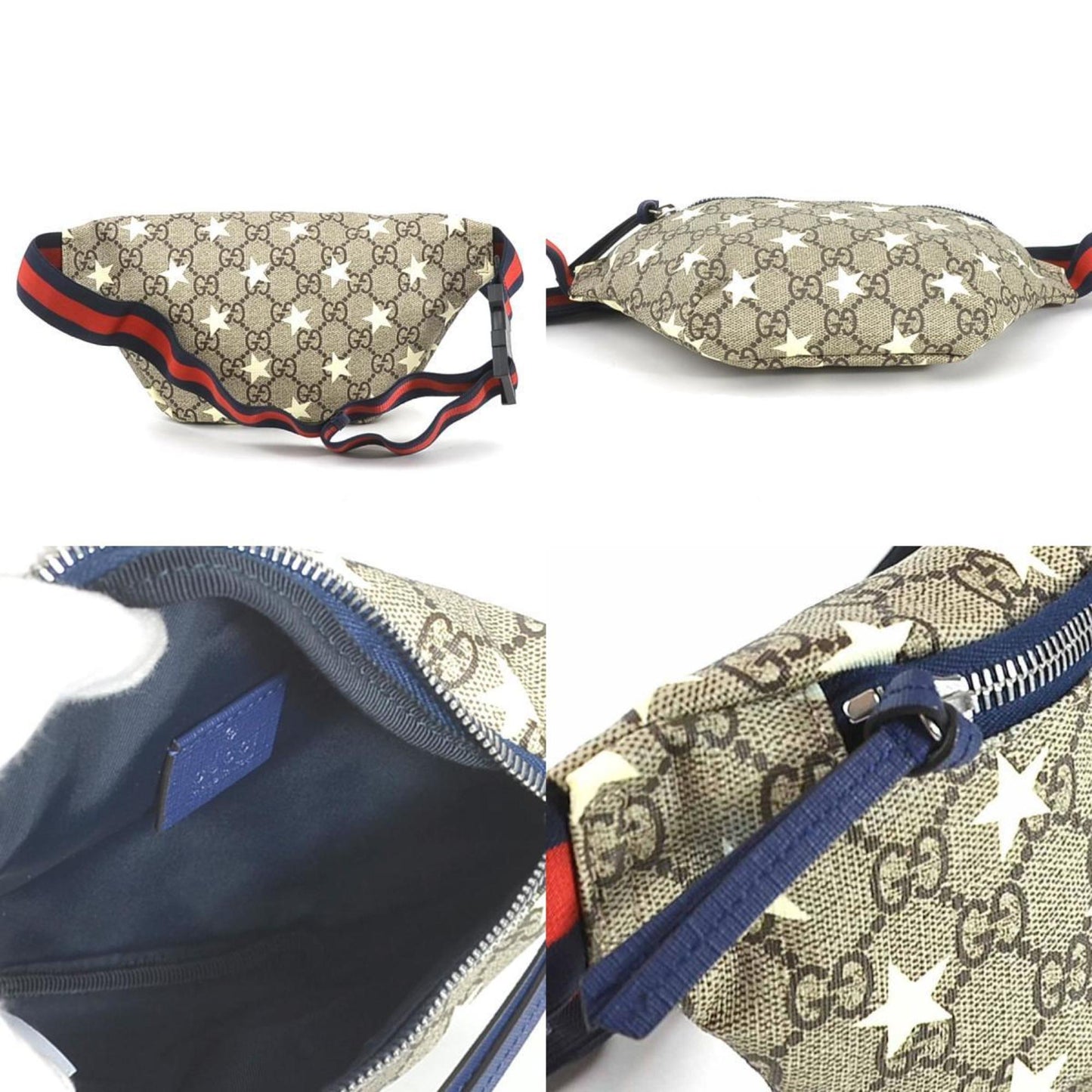 Gucci Brown Gg Supreme Canvas Fanny Pack