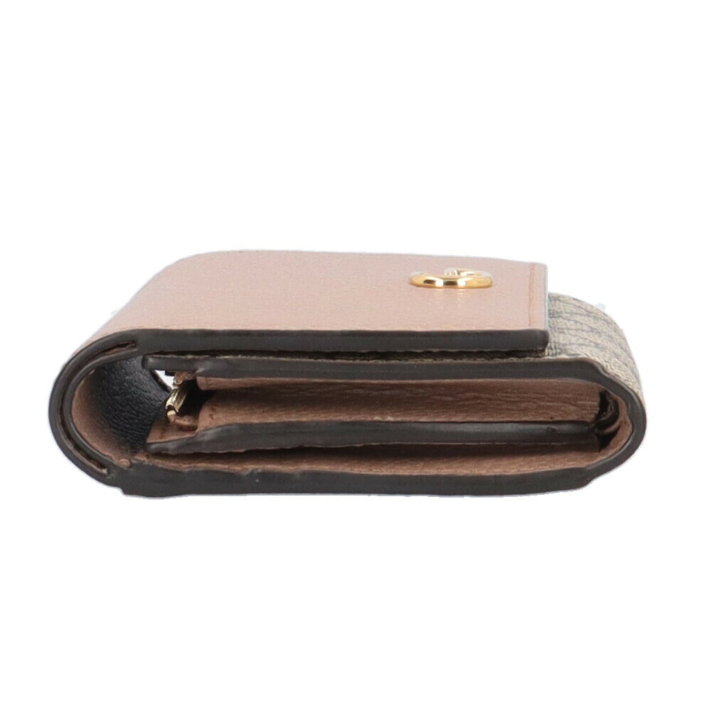 Gucci Beige Pink Gg Supreme Wallet (Bi-Fold)