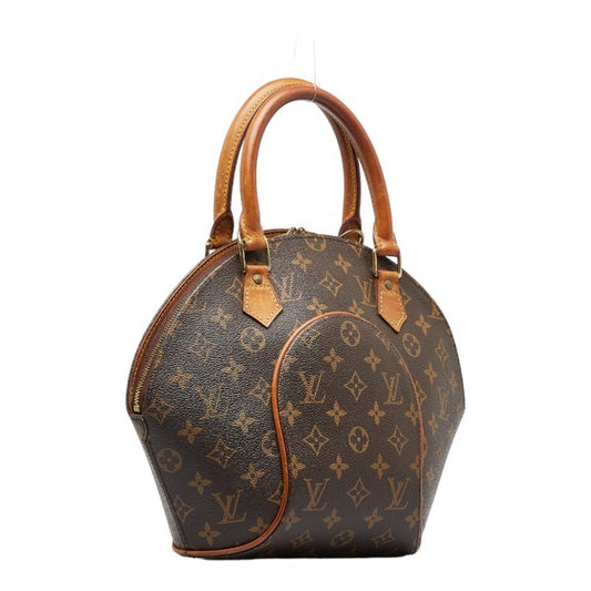 LOUIS VUITTON Monogram Ellipse PM Handbag M51127 Brown PVC Leather Women's
