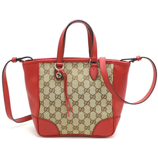 Gucci Beige Red Color Handbag ()