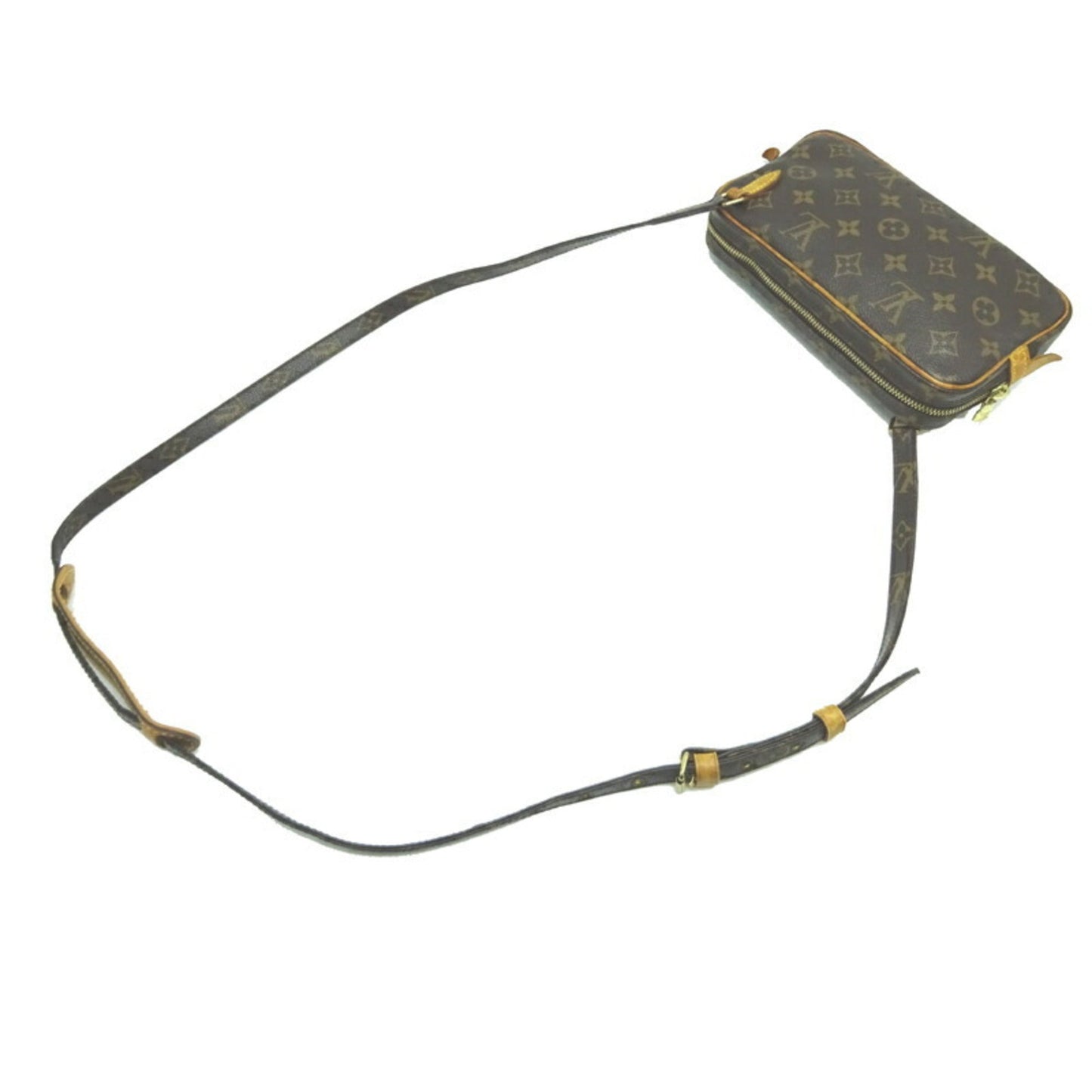 Louis Vuitton Pochette Multi-Bandri??re Women's Men's Shoulder Bag M51828 Monogram Brown