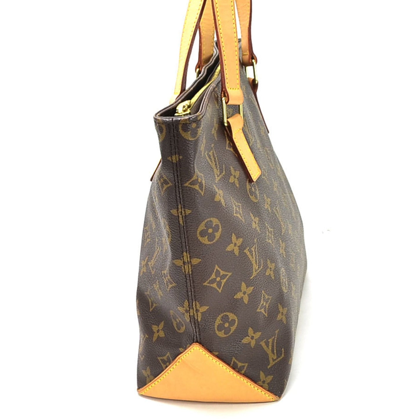 Louis Vuitton Shoulder Bag Tote Monogram Piano Brown Canvas Ladies M51148