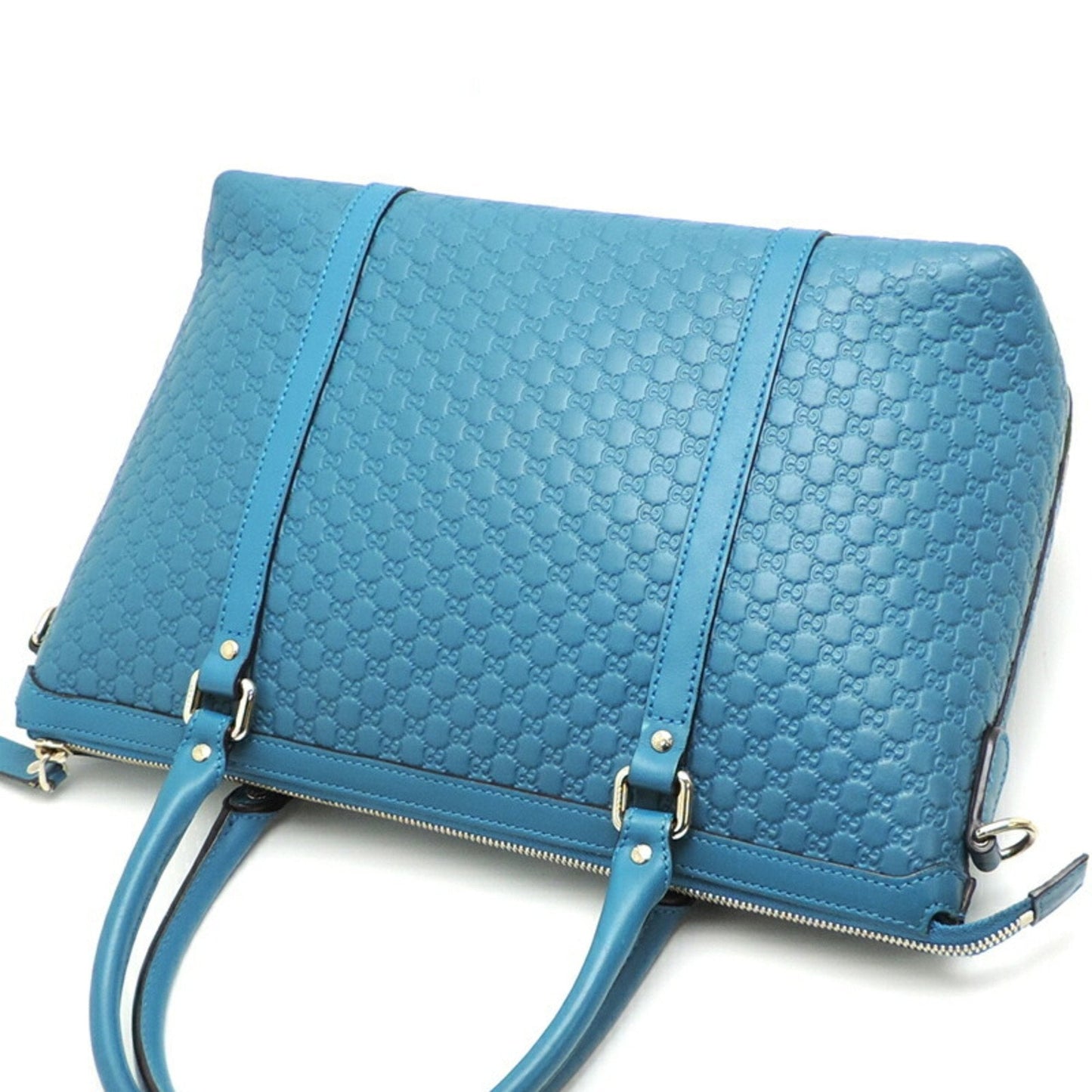 Gucci Blue Leather Handbag