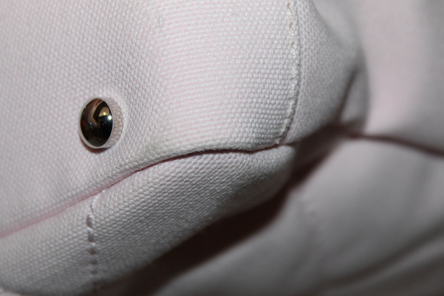 Chanel Pink Biarritz Canvas Leather Tote