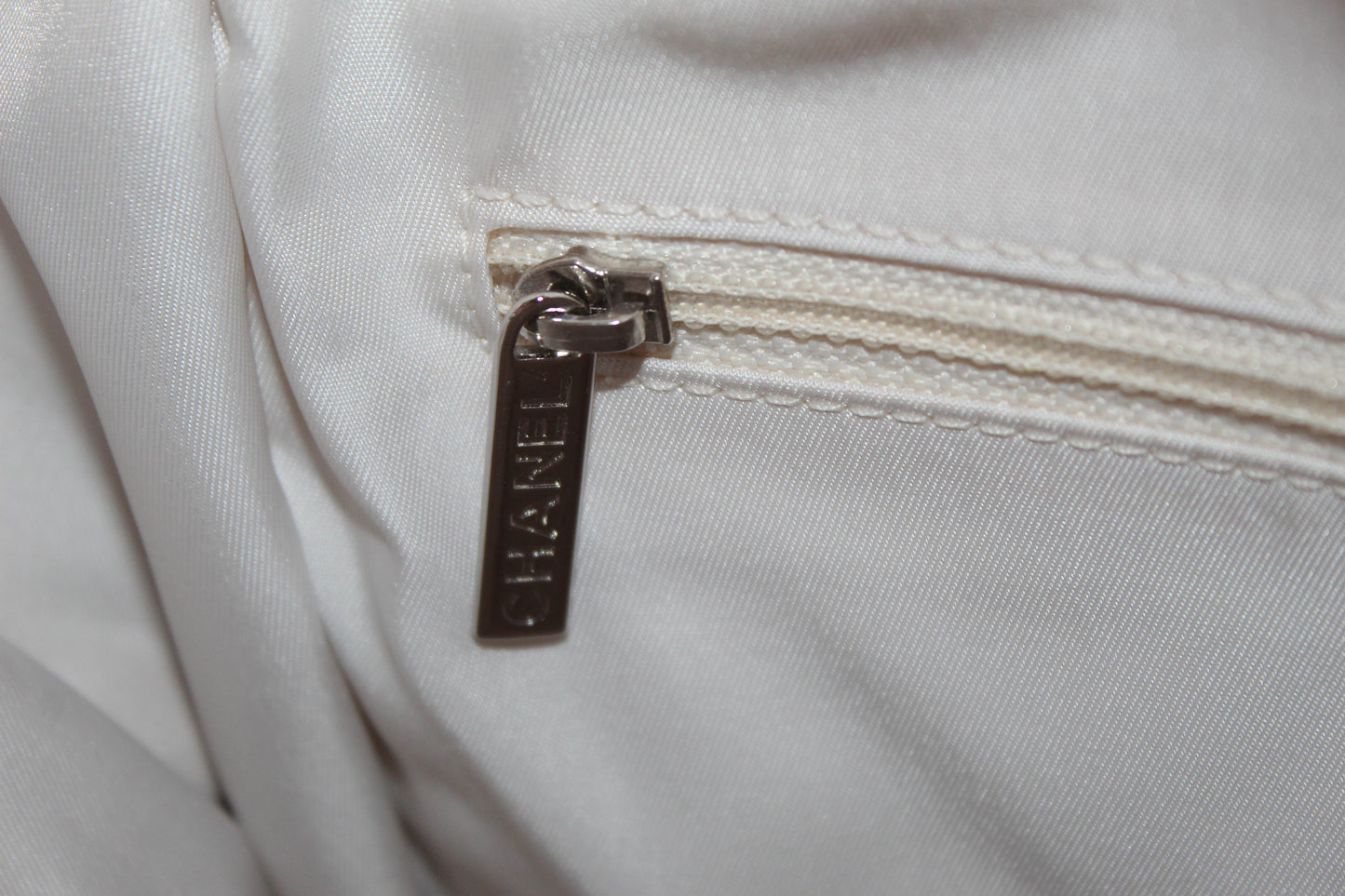 Chanel Pink Biarritz Canvas Leather Tote