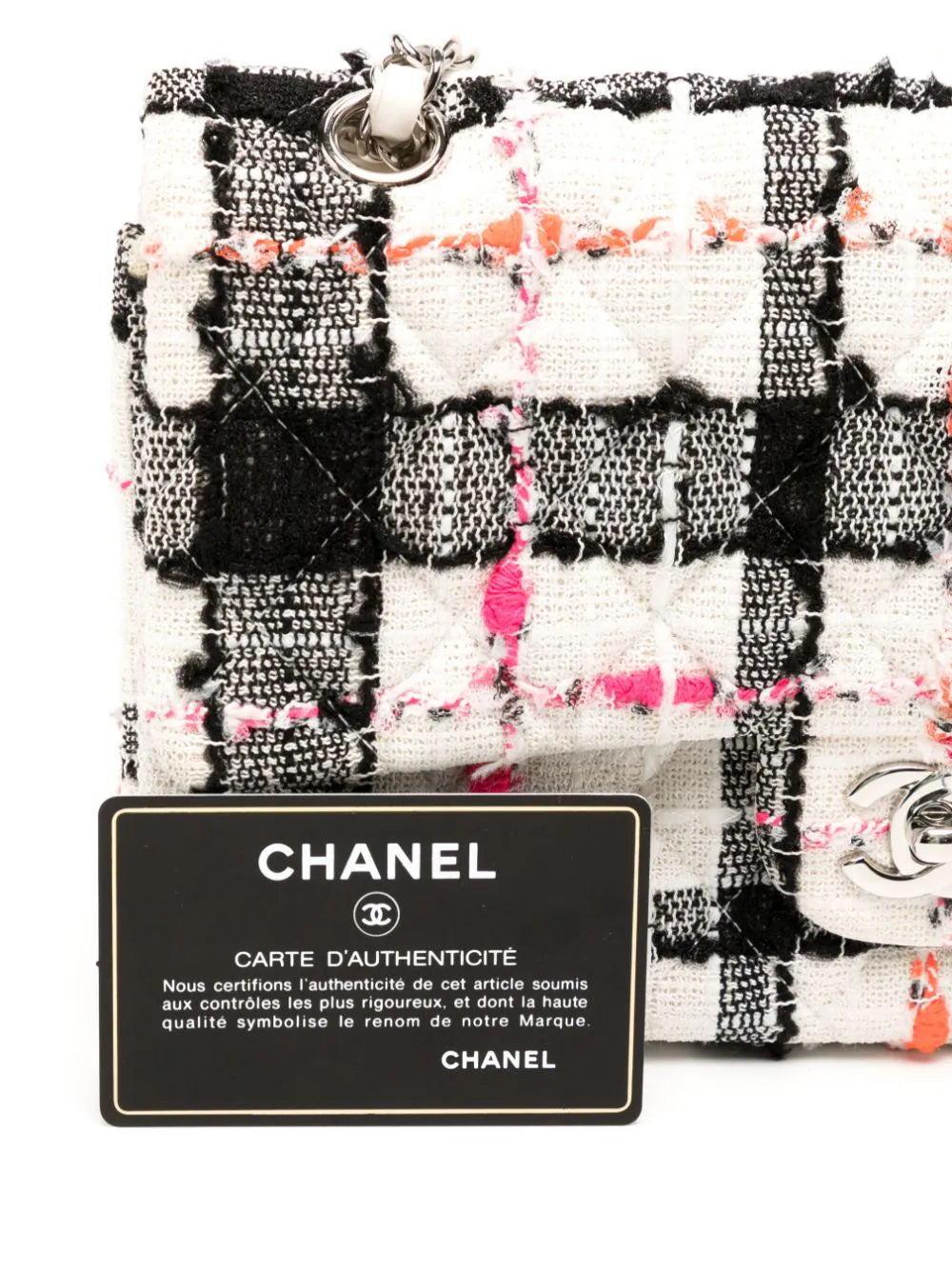 CHANEL Medium Tweed Double Flap