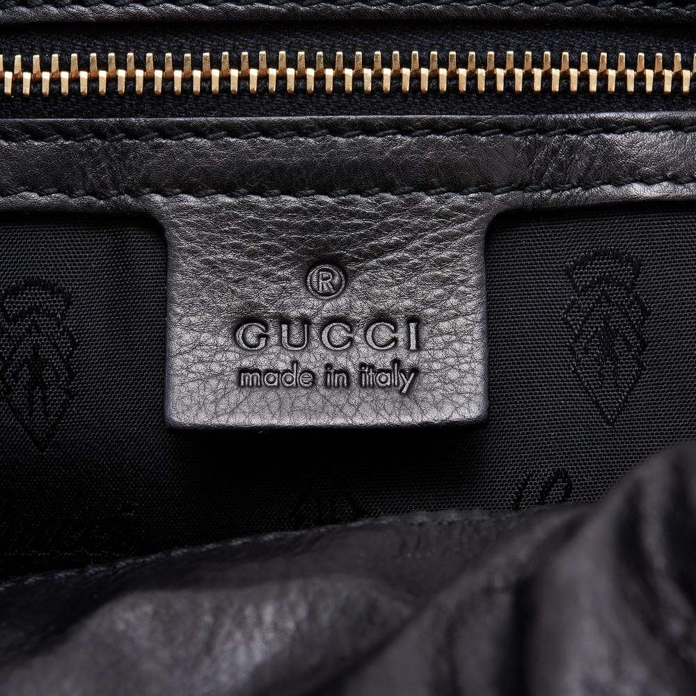 GUCCI  Black Pyhton Hysteria Hobo