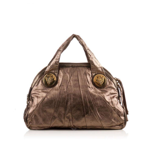 GUCCI  Metallic Bronze Borsa Hysteria Hobo Bag