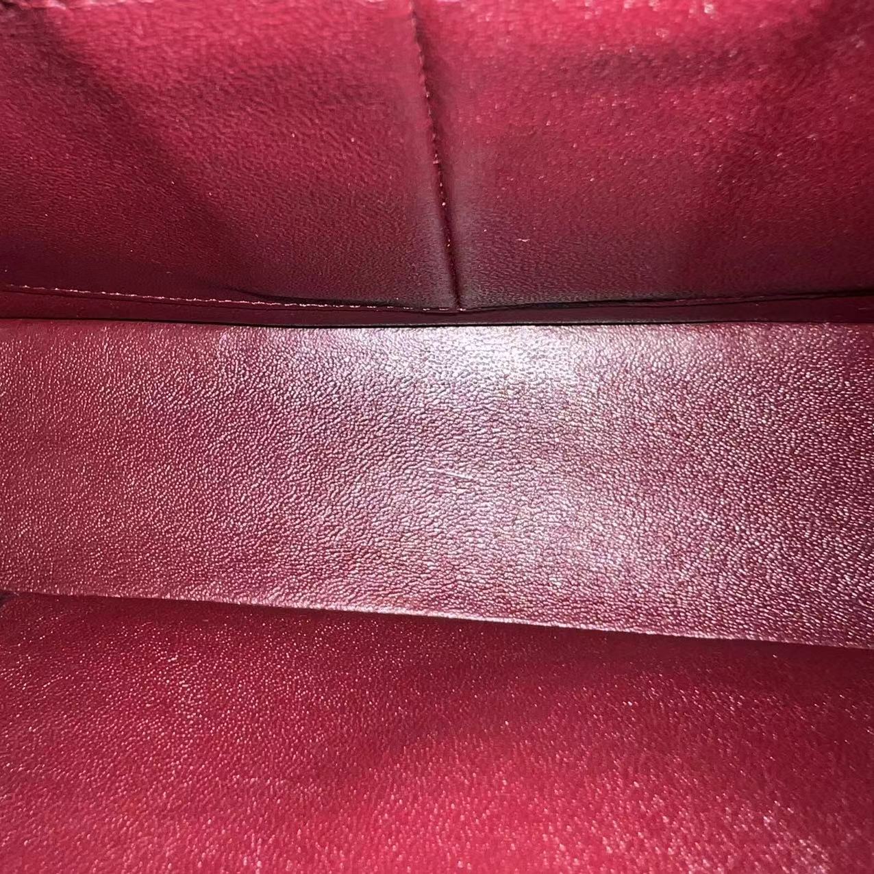 *2019 Receipt* Small Double Flap 23CM Quilted Lambskin Black Silver Hardware Series 27