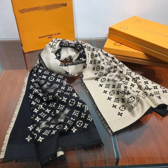 CLTH056 100%Pure Silk with Wool  75x200cm