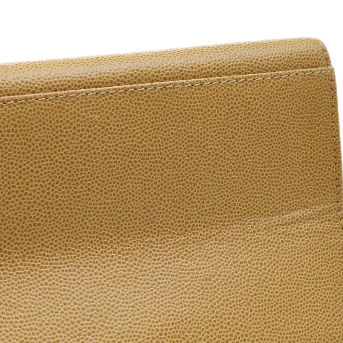 CHANEL 1997-1999 Braided Shoulder Bag Brown Caviar Skin 41110