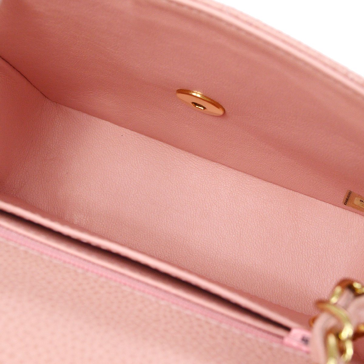 Chanel★ 2003 Pink Caviar Classic Square Flap Mini 70787