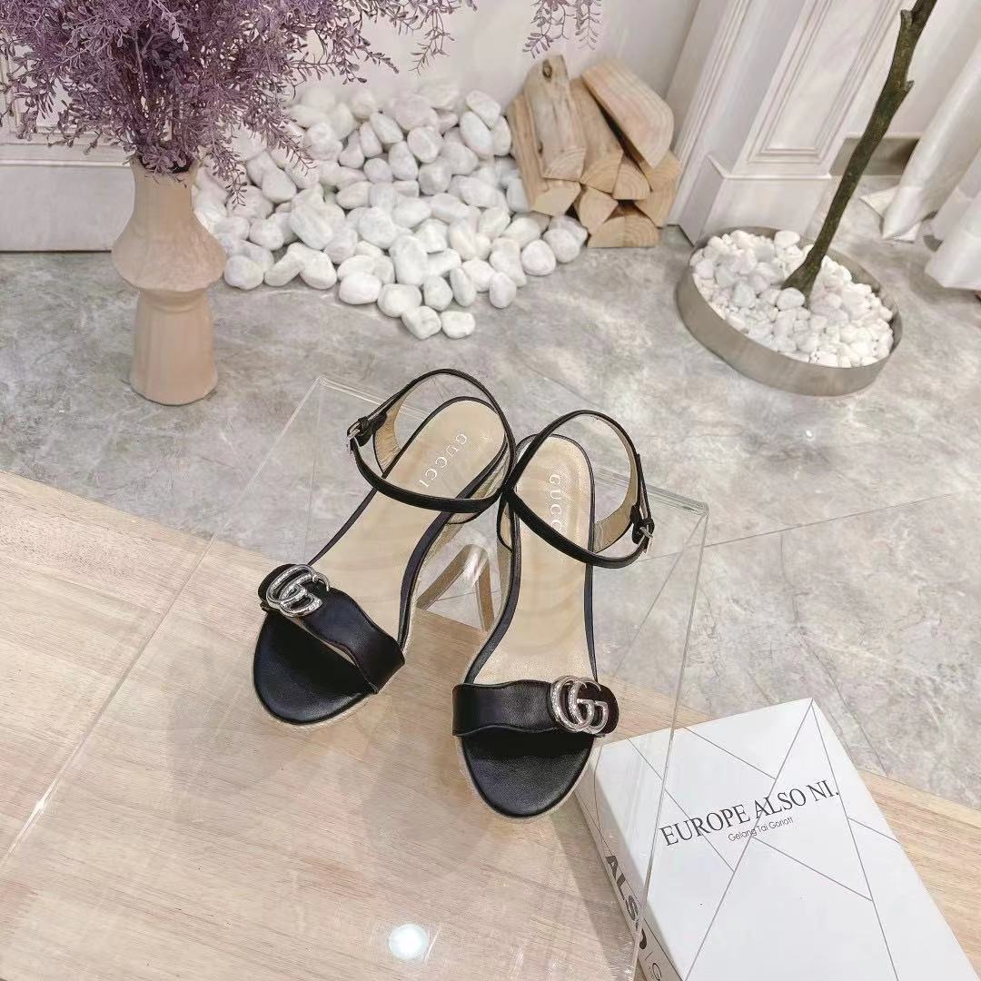 SE496  Size 5-10   Heels:8cm Material: Sheep skin Sole: Rubber leather