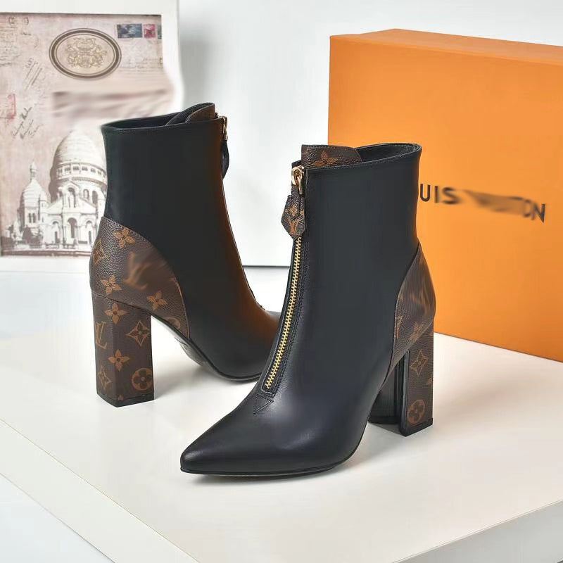SE539 Size5-11  Heels:9.5cm Material: Cowhide  Lining: Sheep skin Sole: Rubber leather