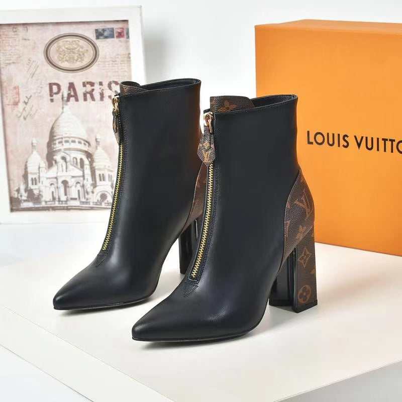 SE539 Size5-11  Heels:9.5cm Material: Cowhide  Lining: Sheep skin Sole: Rubber leather