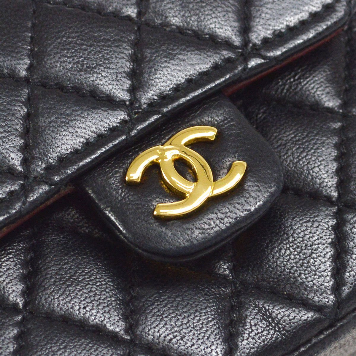 CHANEL Micro Bum Belt Bag Black Lambskin