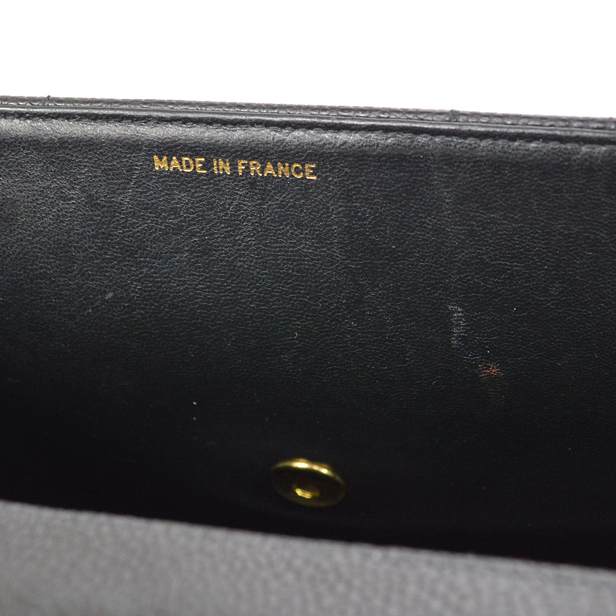Chanel★ * 1994-1996 Black Caviar Vertical Classic Flap Jumbo 53446