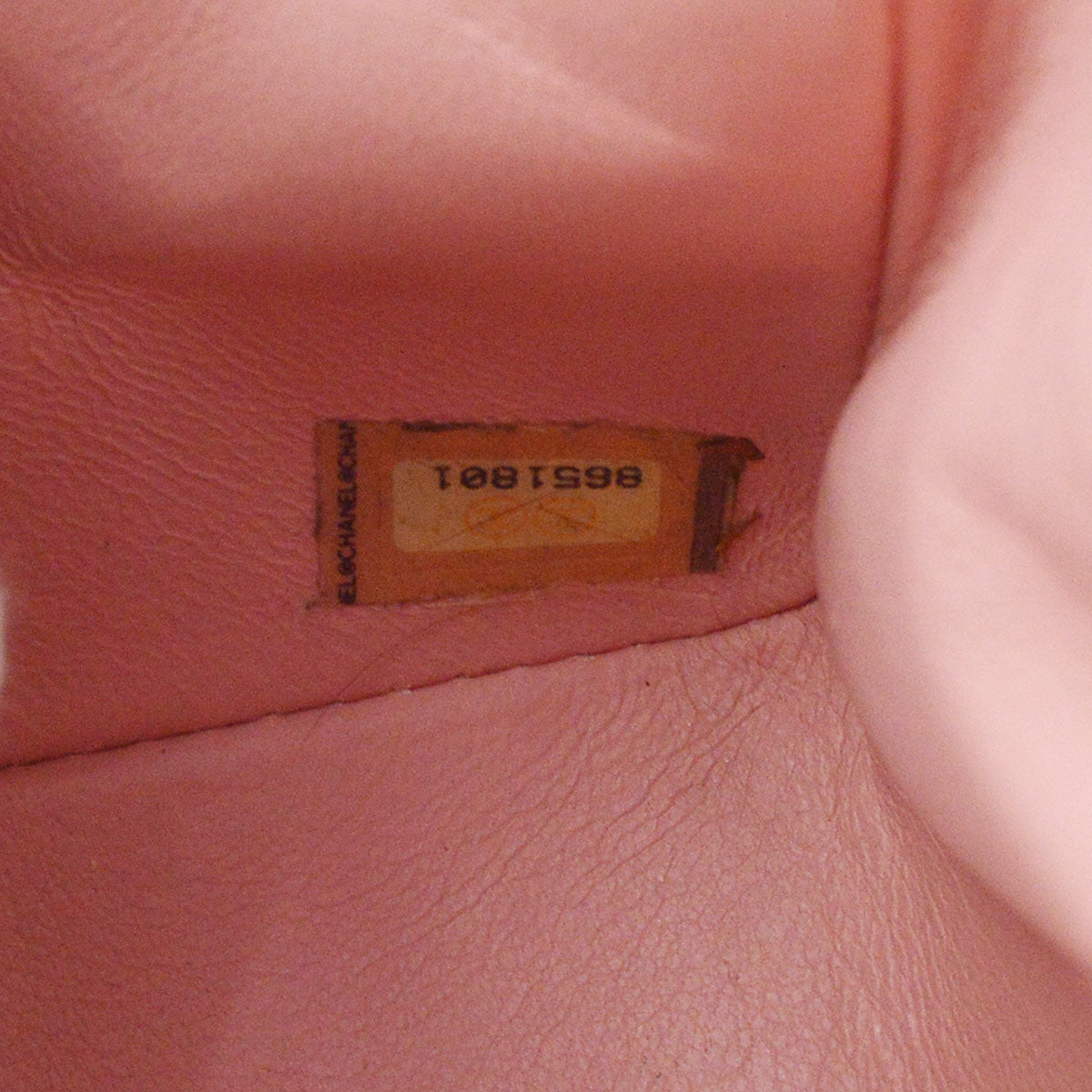 Chanel★ 2003-2004 Classic Square Flap 17 Pink Caviar 73586