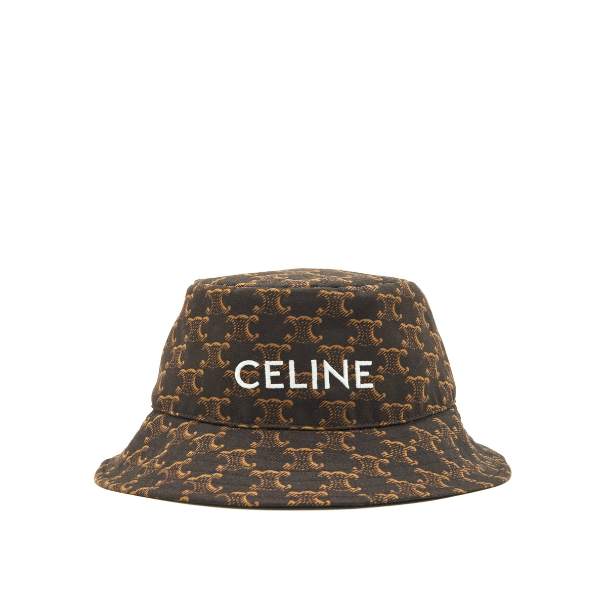 Celine Size 57 BucketHat Brown/Multicolour