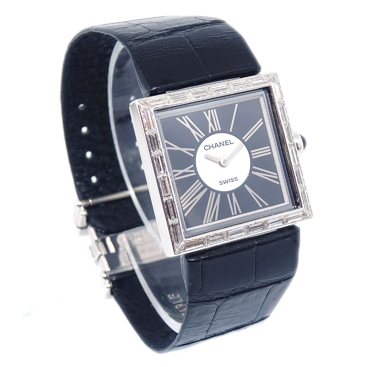 CHANEL 1989 Matelasse Watch 18KWG Diamond