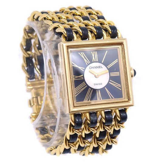CHANEL Mademoiselle Watch 18KYG #M