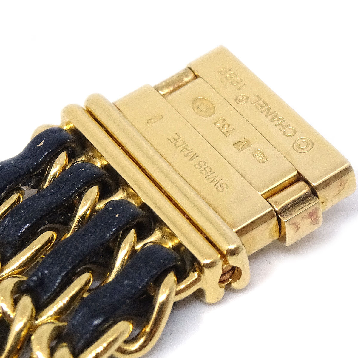 CHANEL Mademoiselle Watch 18KYG #M