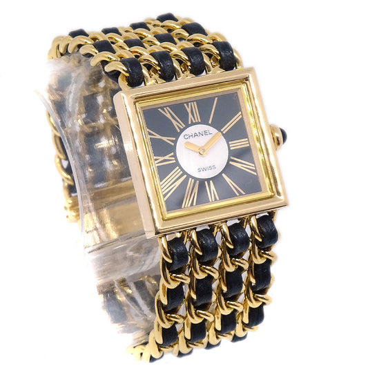 CHANEL Mademoiselle Watch 18K #M