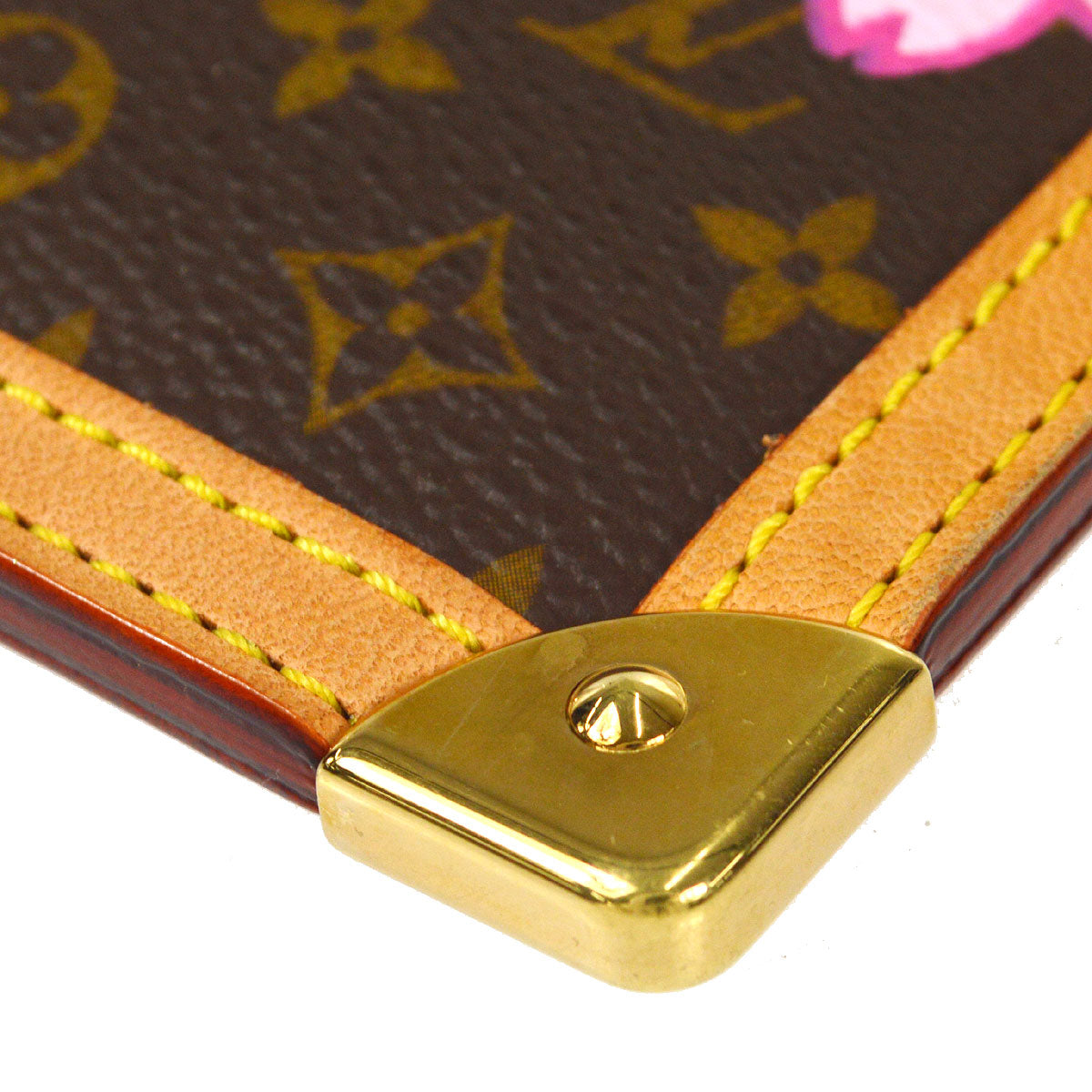 LOUIS VUITTON POCHETTE CLES COIN CASE WALLET M92015 CHERRY BLOSSOM 18028
