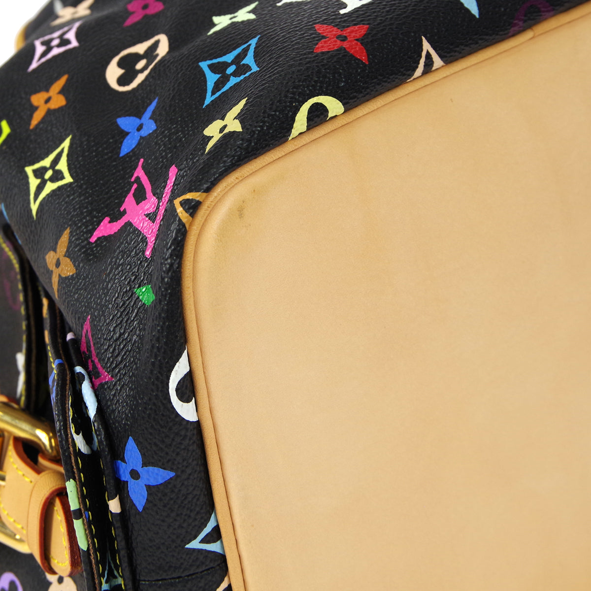 LOUIS VUITTON PETITE NOE DRAWSTRING SHOULDER BAG MONOGRAM MULTI M42230 27959