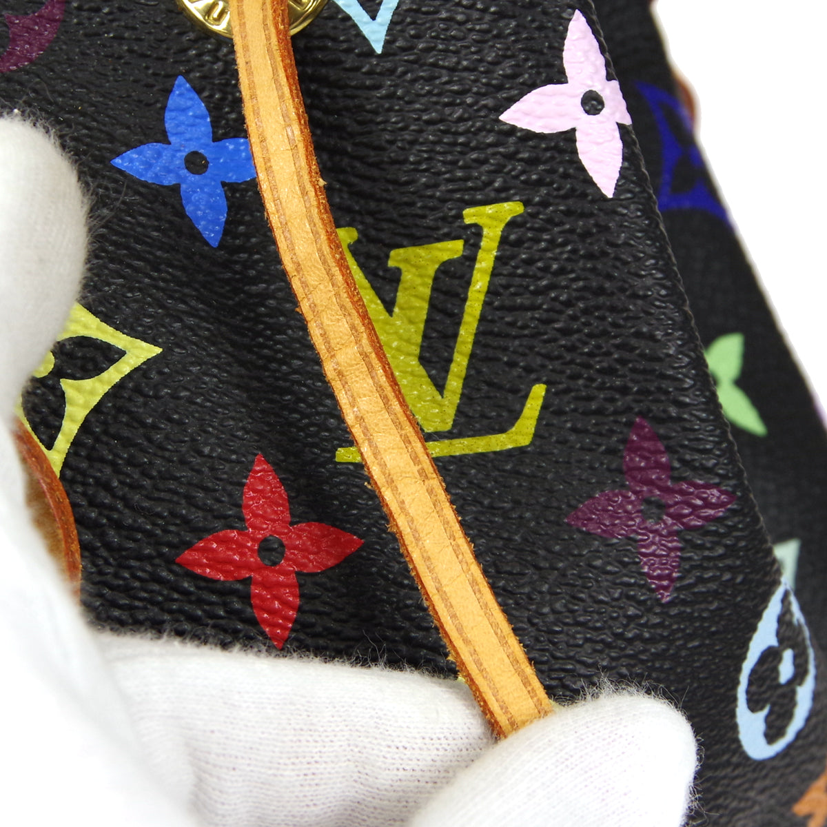 LOUIS VUITTON PETITE NOE DRAWSTRING SHOULDER BAG MONOGRAM MULTI M42230 27959
