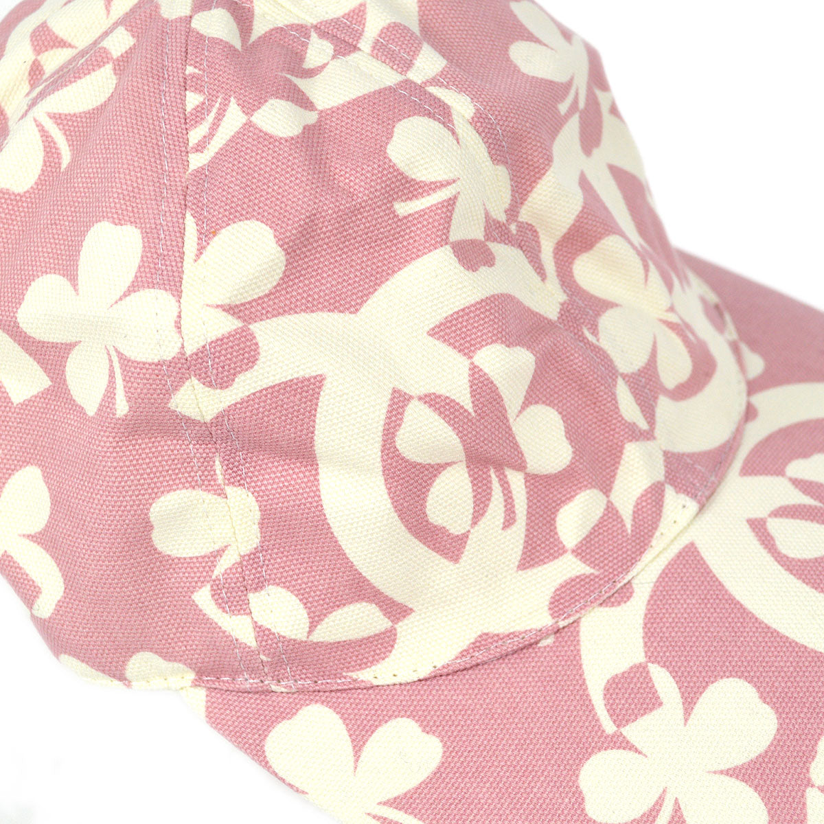 CHANEL Clover Cap Hat Pink #M Small Good 58029