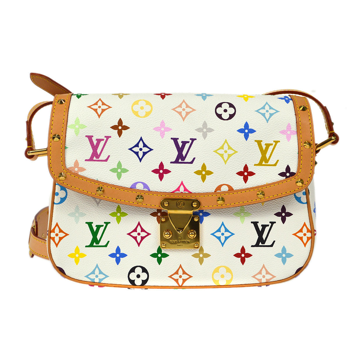 LOUIS VUITTON SOLOGNE CROSSBODY BAG MONOGRAM MULTICOLOR M92661