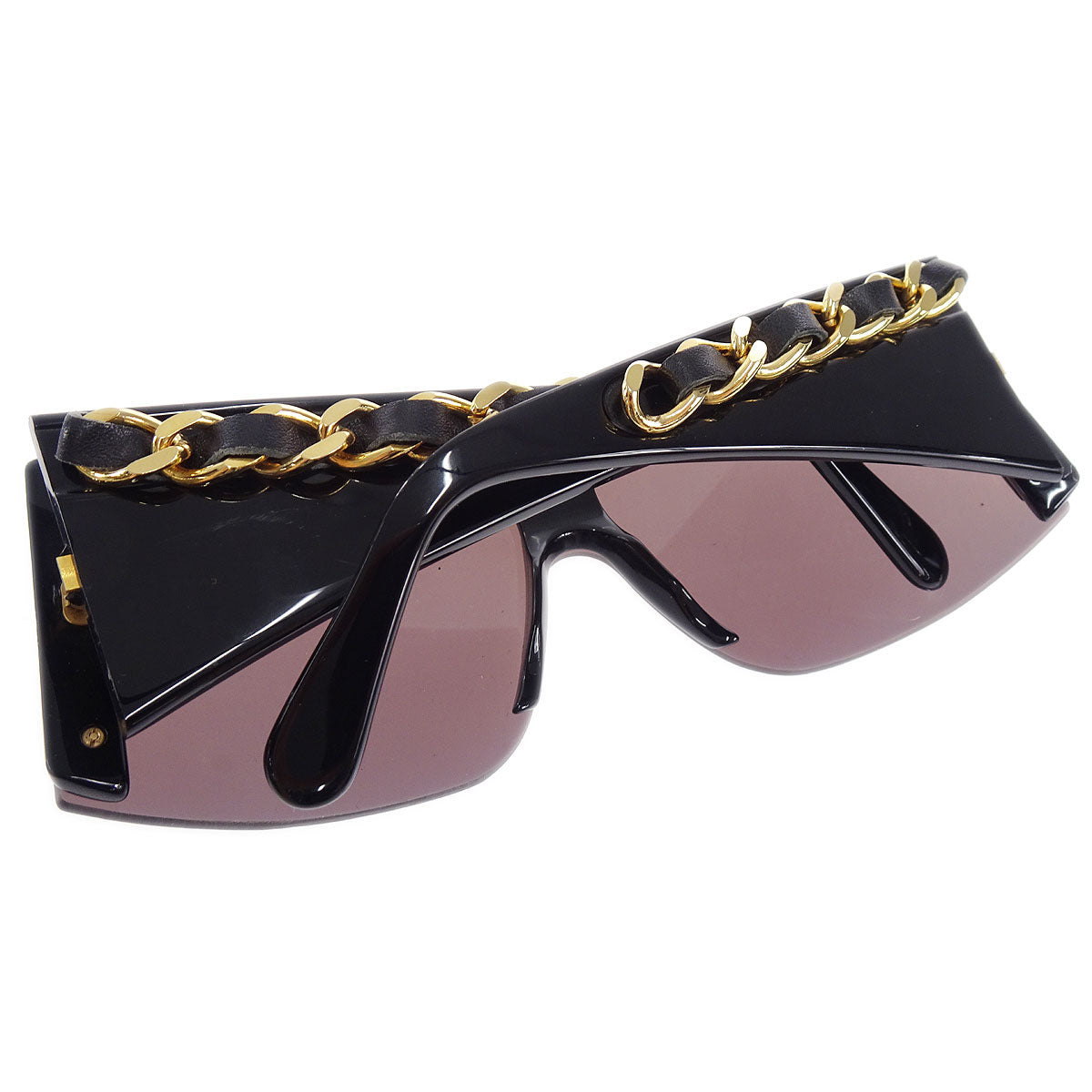 Chanel 1992 Fall Runway Chain Shield Sunglasses